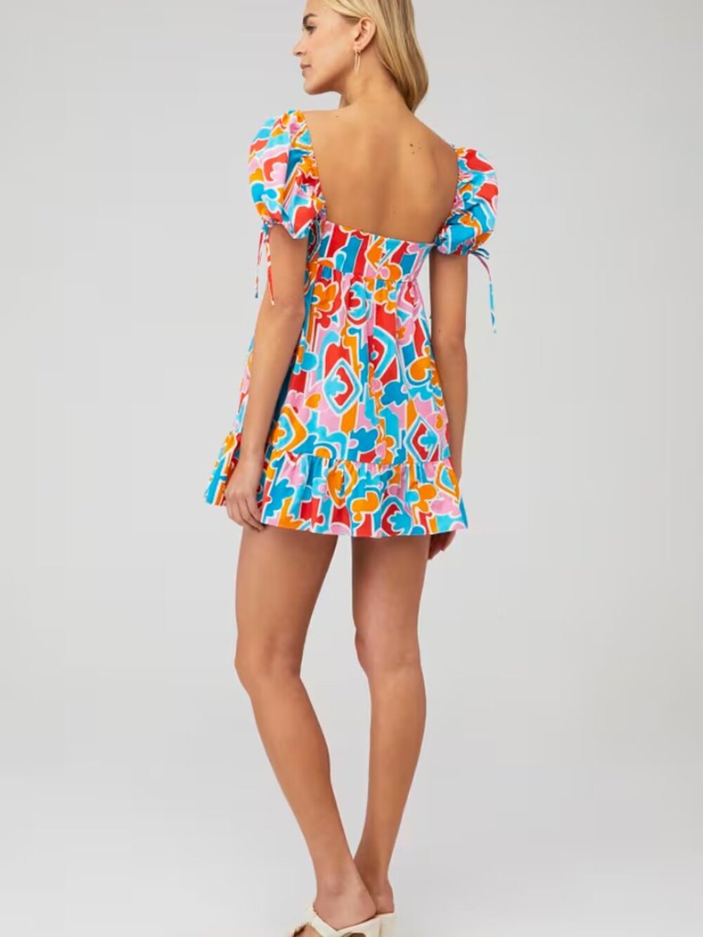 Amanda Uprichard Sicily Mini Dress in Miami Colorway NWT M - Picture 2 of 14